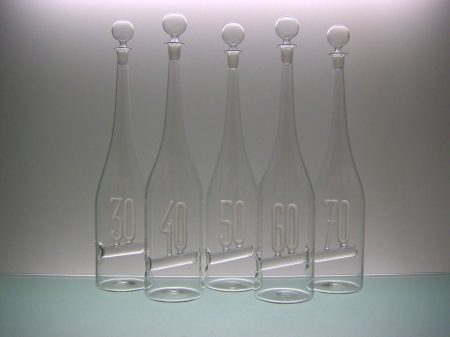Bouteille motif simple